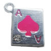 Zinc Alloy Enamel Pendant, 14x18mm, Sold by PC