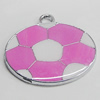 Zinc Alloy Enamel Pendant, 29x27mm, Sold by PC