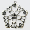 Pendant, Zinc Alloy Jewelry Findings, 44x47mm, Sold by PC