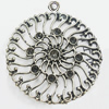 Pendant, Zinc Alloy Jewelry Findings, 44mm, Sold by PC