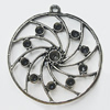 Pendant, Zinc Alloy Jewelry Findings, 44x47mm, Sold by PC