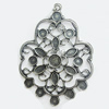 Pendant, Zinc Alloy Jewelry Findings, 40x55mm, Sold by PC