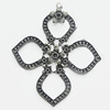 Pendant, Zinc Alloy Jewelry Findings, 59x68mm, Sold by PC