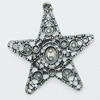 Pendant, Zinc Alloy Jewelry Findings, 43x47mm, Sold by PC