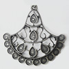 Pendant, Zinc Alloy Jewelry Findings, 45x43mm, Sold by PC