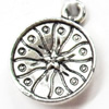 Pendant, Zinc Alloy Jewelry Findings, 14x18mm, Sold by Bag