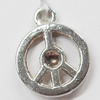 Pendant, Zinc Alloy Jewelry Findings, 15x18mm, Sold by Bag