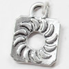 Pendant, Zinc Alloy Jewelry Findings, 14x19mm, Sold by Bag