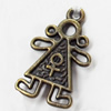 Pendant, Zinc Alloy Jewelry Findings, 14x24mm, Sold by Bag