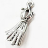 Pendant, Zinc Alloy Jewelry Findings, Skirt, 10x26mm, Sold by Bag