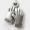 Pendant, Zinc Alloy Jewelry Findings, 13x19mm, Sold by Bag