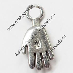 Pendant, Zinc Alloy Jewelry Findings, 10x24mm, Sold by Bag