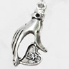 Pendant, Zinc Alloy Jewelry Findings, 14x28mm, Sold by Bag