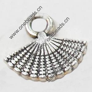 Pendant, Zinc Alloy Jewelry Findings, 14x12mm, Sold by Bag