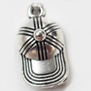 Pendant, Zinc Alloy Jewelry Findings, Hat, 10x19mm, Sold by Bag