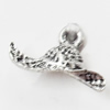 Pendant, Zinc Alloy Jewelry Findings, Hat, 16x9mm, Sold by Bag
