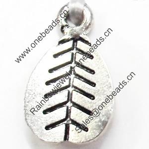 Pendant, Zinc Alloy Jewelry Findings, 10x16mm, Sold by Bag