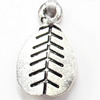 Pendant, Zinc Alloy Jewelry Findings, 10x16mm, Sold by Bag