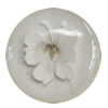 Resin Cabochons, No-Hole Jewelry findings, Round, 43mm, Sold by PC