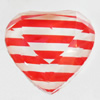 Resin Cabochons, No-Hole Jewelry findings, Heart, 25mm, Sold by PC