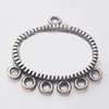 Connector, Zinc Alloy Jewelry Findings, 14x13mm, Sold by Bag