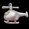 Pendant, Zinc Alloy Jewelry Findings, Plane 28x25mm, Sold by Bag