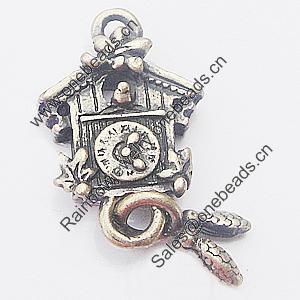 Pendant, Zinc Alloy Jewelry Findings, 6x21mm, Sold by Bag