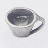 Pendant, Zinc Alloy Jewelry Findings, Cup 10x7mm, Sold by Bag
