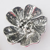Pendant, Zinc Alloy Jewelry Findings, Flower 20mm, Sold by Bag