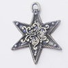 Pendant, Zinc Alloy Jewelry Findings, 20x23mm, Sold by Bag