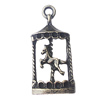 Pendant, Zinc Alloy Jewelry Findings, 14x32mm, Sold by Bag