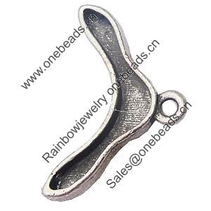 Pendant, Zinc Alloy Jewelry Findings, 21x29mm, Sold by Bag