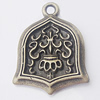 Pendant, Zinc Alloy Jewelry Findings, 18x24mm, Sold by Bag