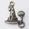 Pendant, Zinc Alloy Jewelry Findings, 14x23mm, Sold by Bag