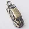 Pendant, Zinc Alloy Jewelry Findings, Car 8x21mm, Sold by Bag