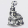 Pendant, Zinc Alloy Jewelry Findings, 13x23mm, Sold by Bag