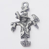 Pendant, Zinc Alloy Jewelry Findings, 15x25mm, Sold by Bag