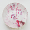 Resin Cabochons, No-Hole Jewelry findings, Round 26mm, Sold by Bag