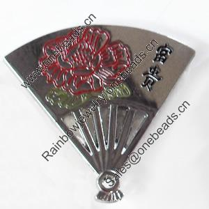 Zinc Alloy Charm/Pendant, 35x33mm, Sold by PC