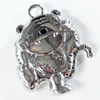 Zinc Alloy Charm/Pendant, 31x40mm, Sold by PC