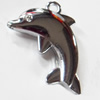 Zinc Alloy Charm/Pendant with Crystal, 26x40mm, Sold by PC