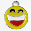 Zinc Alloy Enamel Pendant, 18x22mm, Sold by PC