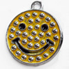 Zinc Alloy Enamel Pendant, 20x24mm, Sold by PC