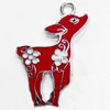 Zinc Alloy Enamel Pendant, 23x33mm, Sold by PC