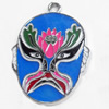 Zinc Alloy Enamel Pendant, 25x34mm, Sold by PC