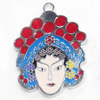 Zinc Alloy Enamel Pendant, 27x35mm, Sold by PC