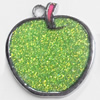 Zinc Alloy Enamel Pendant, apple, 35x37mm, Sold by PC