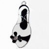 Zinc Alloy Enamel Pendant, 19x44mm, Sold by PC