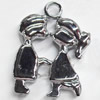 Zinc Alloy Charm/Pendant, 14x18mm, Sold by PC