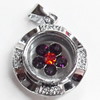 Zinc Alloy Pendant, 19x16mm, Sold by PC